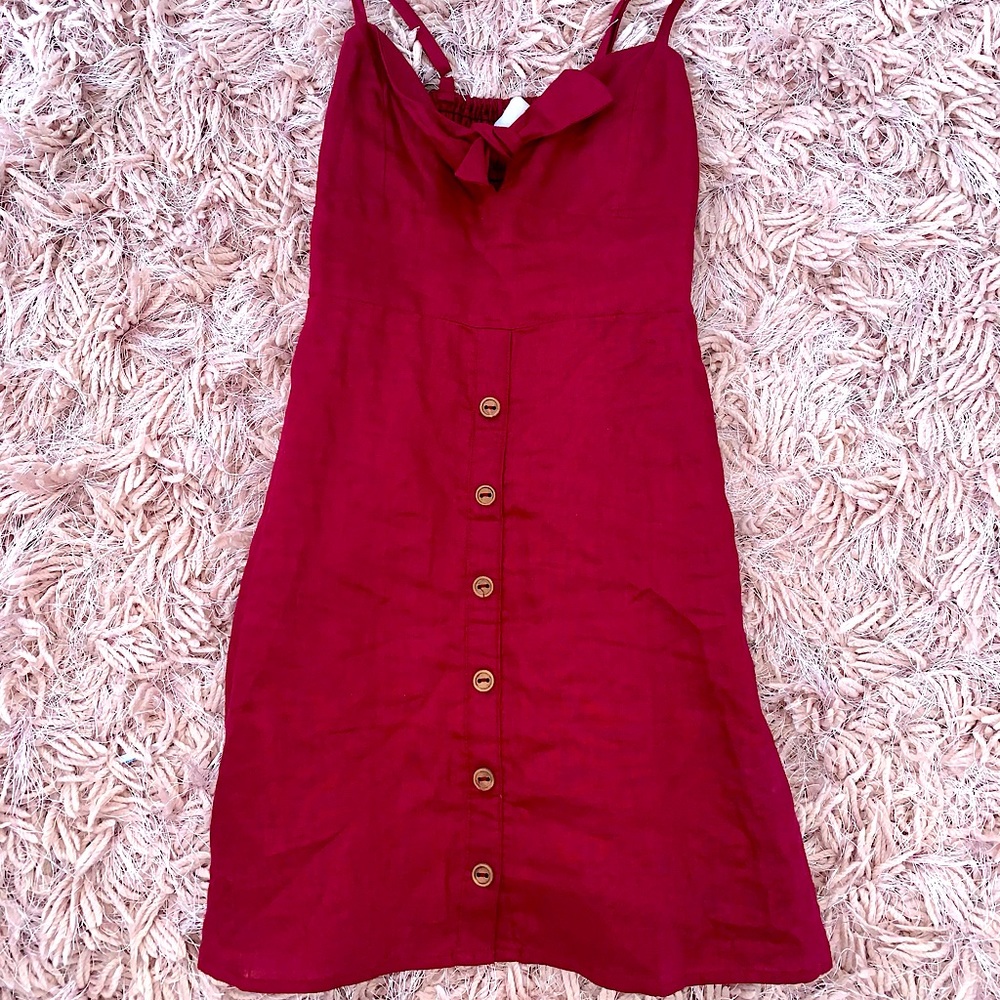 Blu Spero Red Sun Dress